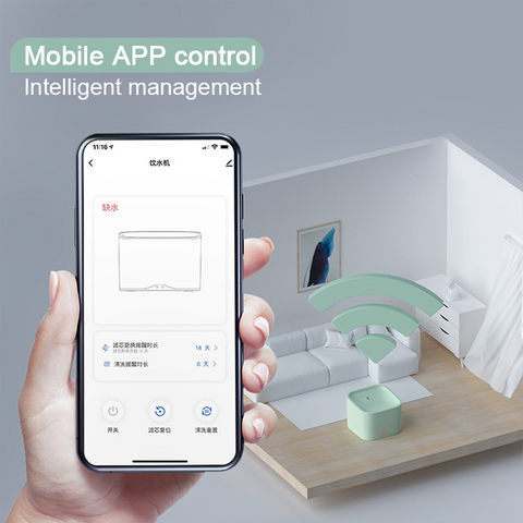 SYMPLEE DU2L-WS Smart Pet Water Fountain chytrá fontána pro kočky a psy s možností ovládání přes mobilní aplikaci, WiFi, 2,5L