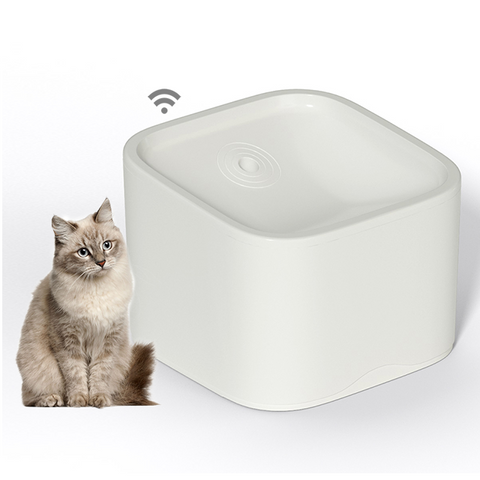 SYMPLEE DU2L-WS Smart Pet Water Fountain chytrá fontána pro kočky a psy s možností ovládání přes mobilní aplikaci, WiFi, 2,5L