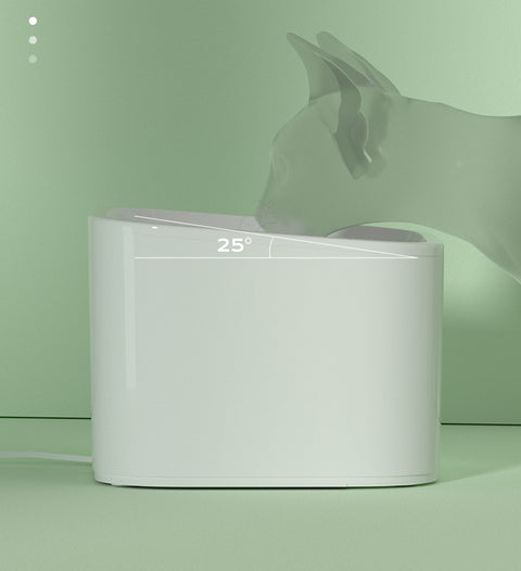 SYMPLEE DU2L-WS Smart Pet Water Fountain chytrá fontána pro kočky a psy s možností ovládání přes mobilní aplikaci, WiFi, 2,5L