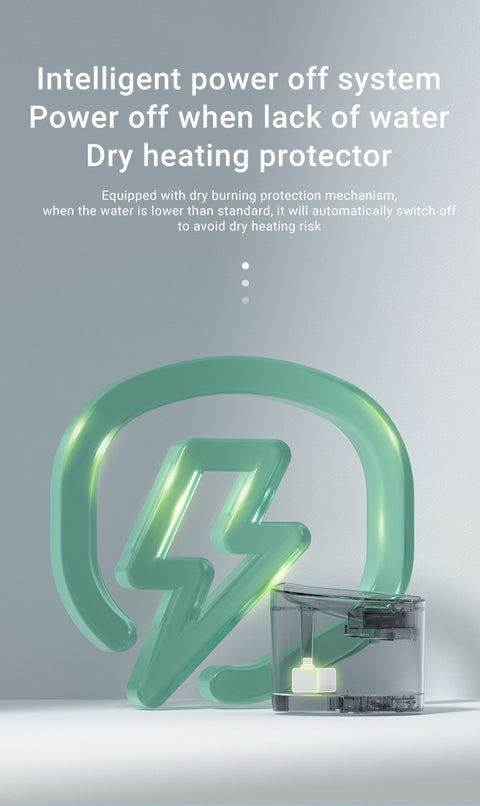 SYMPLEE DU2L-WS Smart Pet Water Fountain chytrá fontána pro kočky a psy s možností ovládání přes mobilní aplikaci, WiFi, 2,5L