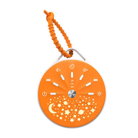 MERICARE K6 hrající usínáček s noční oblohou, 10 uspávácích melodií, 7 světelných módů, USB nabíjení