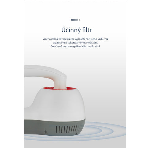 MERICARE LW-P1003 ruční antibakteriální vysavač s UV lampou