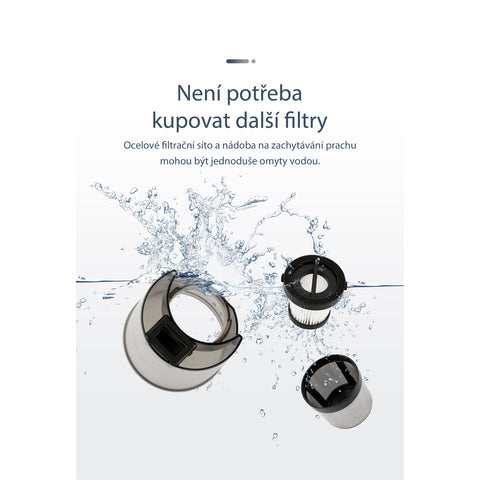 MERICARE LW-P1003 ruční antibakteriální vysavač s UV lampou