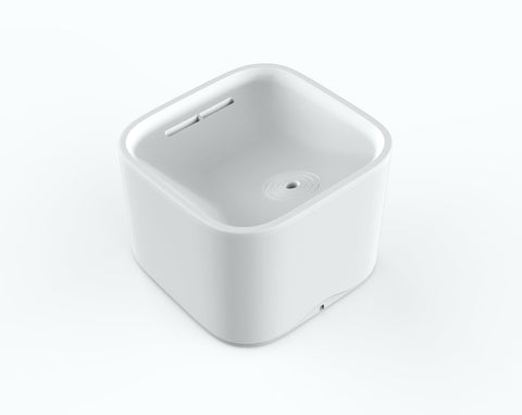 SYMPLEE DU2L-WS Smart Pet Water Fountain chytrá fontána pro kočky a psy s možností ovládání přes mobilní aplikaci, WiFi, 2,5L